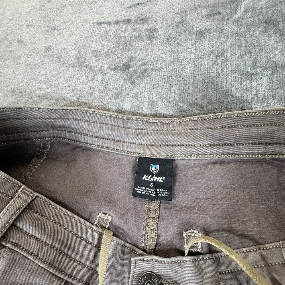 KUHL Sz 6 Kultivatr Shorts Womens Faded Dove 4" Ins Hiking Fishing Stretch NWT - Picture 9 of 16